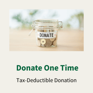 One Time Tax-Deductible Donation